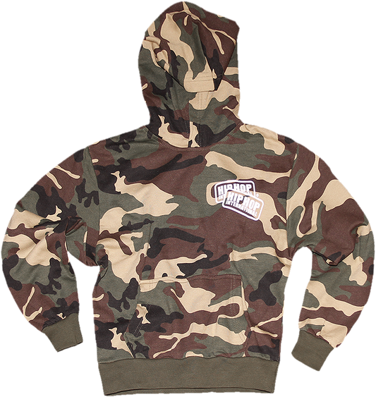 Double Tags Kids Camo Pullover Hoody
