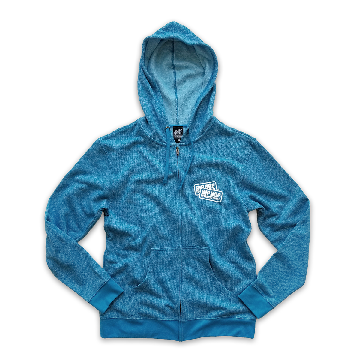 UNISEX FULL ZIP HOODY - DOUBLE TAG + IAMHIPHOP - H.TURQ